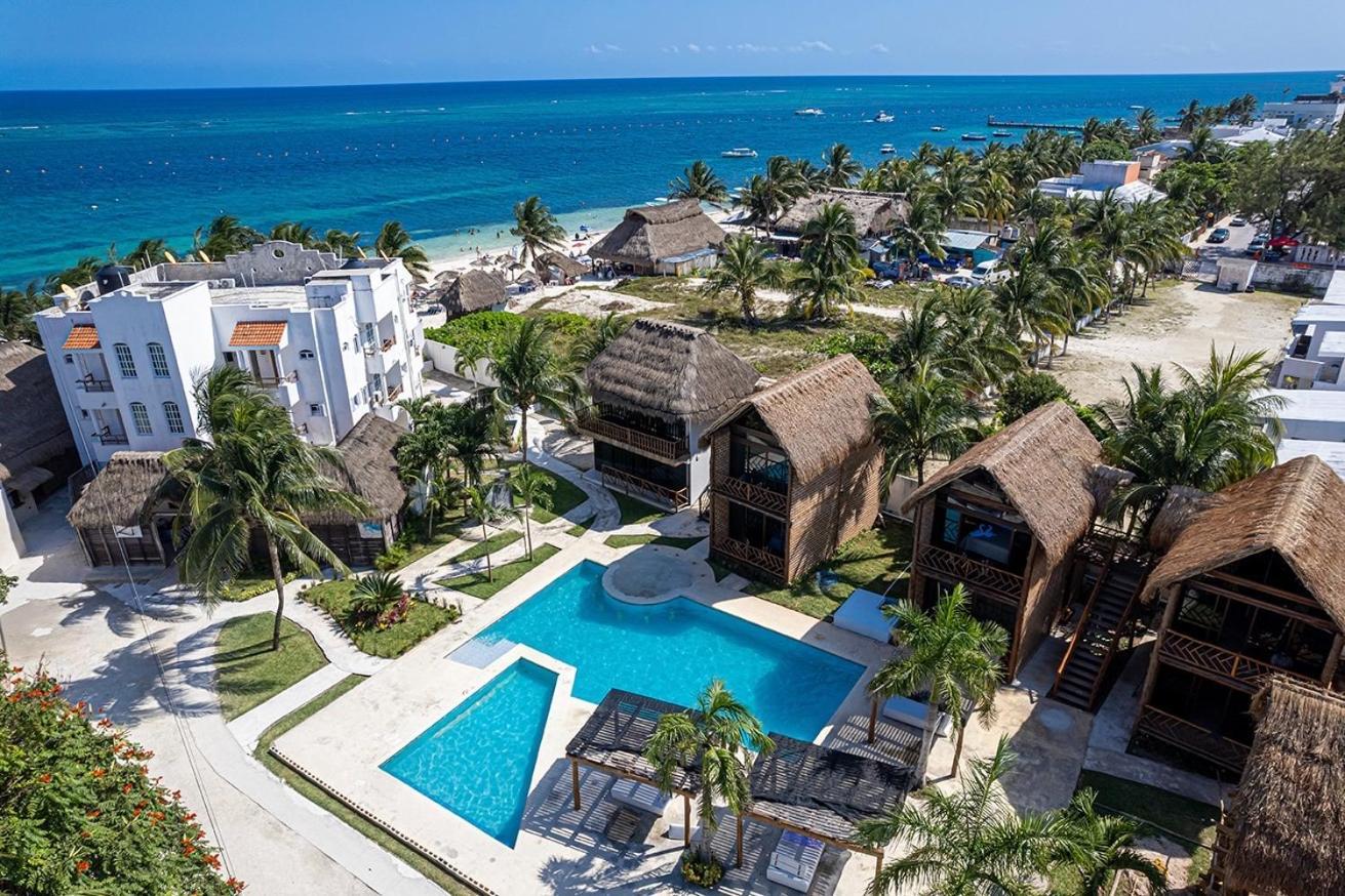 Kabanas & Beach Club Ojo De Agua Puerto Morelos Exterior foto